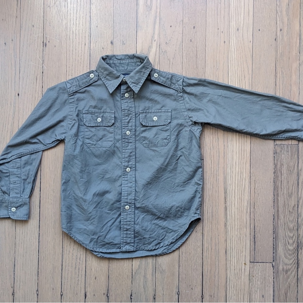 Polo by Ralph Lauren Khaki Button-Down Shirt Sz 3T